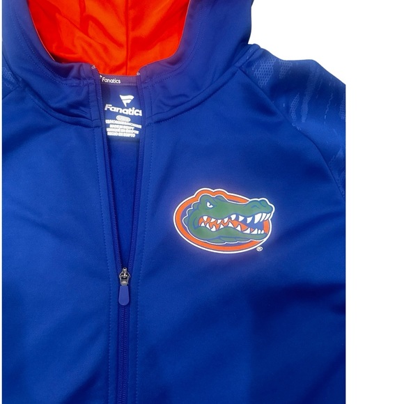 Florida Gators Fanatics Branded Defender Raglan Full-Zip Hoodie - Size Large - Picture 3 of 6